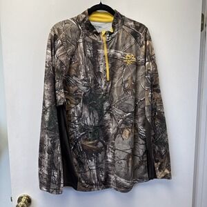 Real tree Quarter Zip Long Sleeve Shirt
